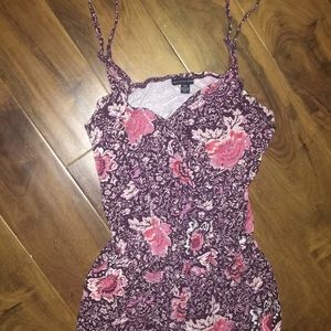 American Eagle Floral Romper